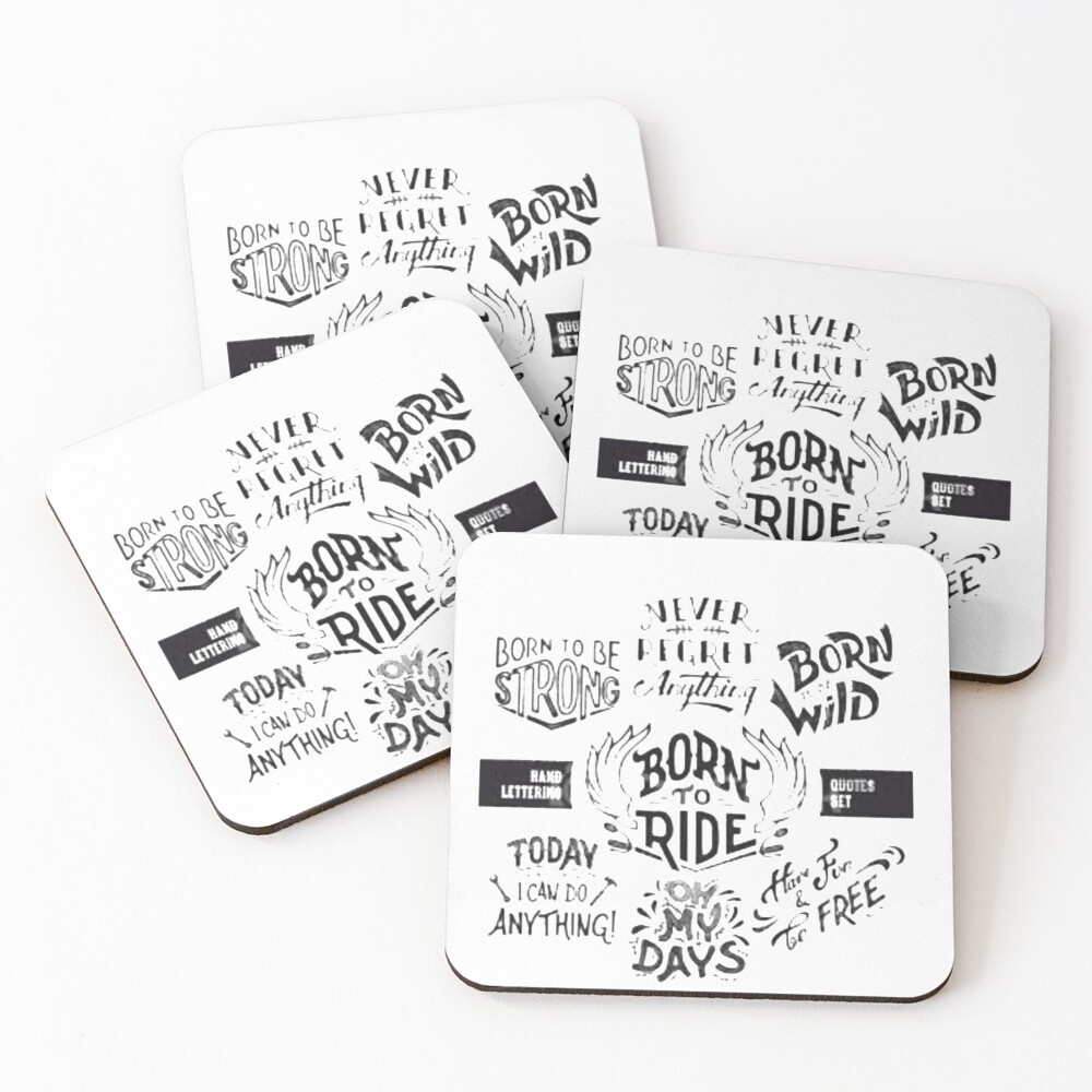 Item preview, Coasters (Set of 4) designed and sold by ForeignGang.