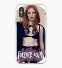 Vinilo o funda para iPhone Jessica Chastain | Joven para siempre