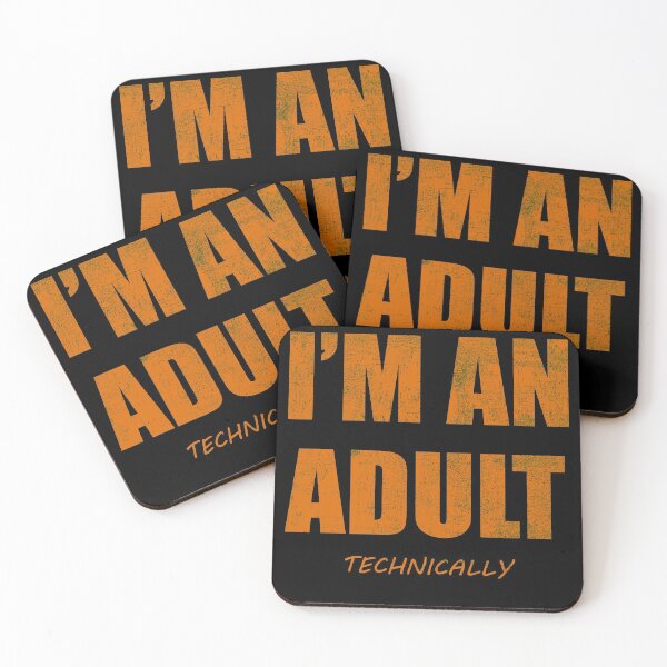 Item preview, Copy of  I'm An Adult designed and sold by freeArt10.