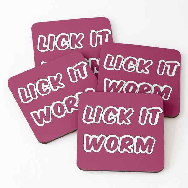 Item preview, lick it worm designed and sold by marshmelonsugar.