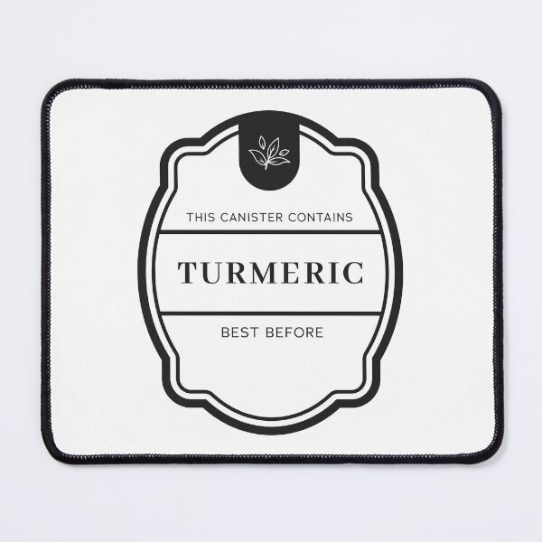 Item preview, Turmeric label for spice jars designed and sold by Astralia.