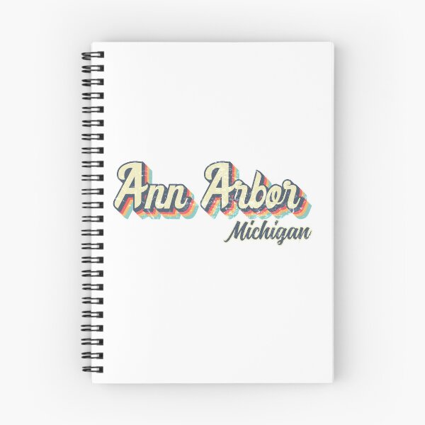 Item preview, Ann Arbor city Michigan Retro Vintage 70s rainbow designed and sold by Teelogic.