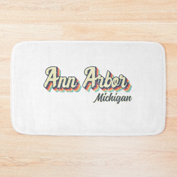 Item preview, Ann Arbor city Michigan Retro Vintage 70s rainbow designed and sold by Teelogic.
