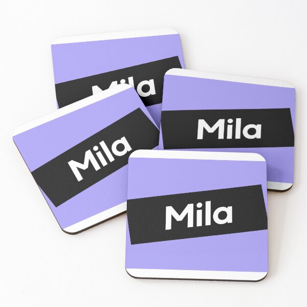 Item preview, Mila, Mila mug, Mila magnet, Mila sticker, Mila mask, Mila travel mug,  designed and sold by PicsByMi.