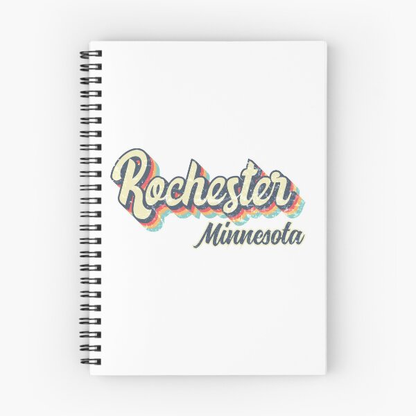 Item preview, Rochester city Minnesota Retro Vintage 70s rainbow designed and sold by Teelogic.
