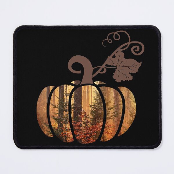 Item preview, Cute fall spooky forest colorful pumpkin - halloween - autumn - amber - burnt orange autumn pattern designed and sold by hasbeenz.