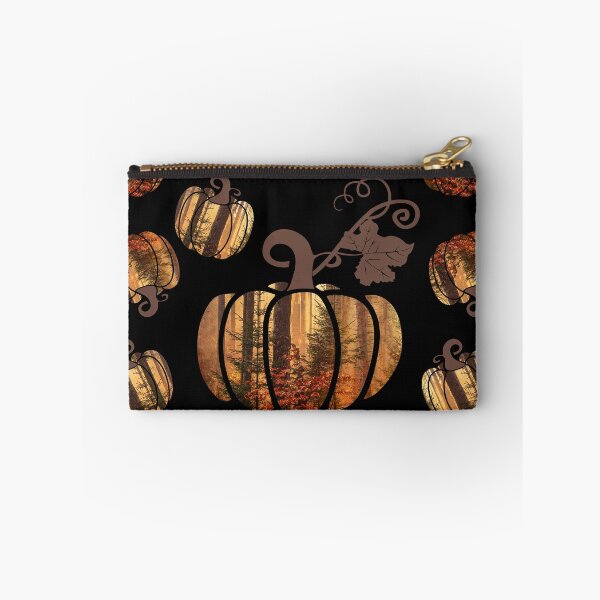 Item preview, Cute fall spooky forest colorful pumpkin  - halloween - autumn  - amber - burnt orange autumn pattern designed and sold by hasbeenz.