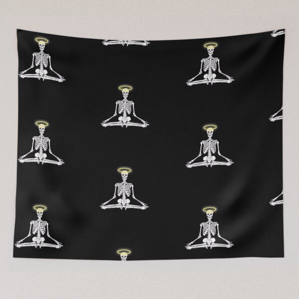 Item preview, Meditating Skeleton designed and sold by Hưng Nguyễn.