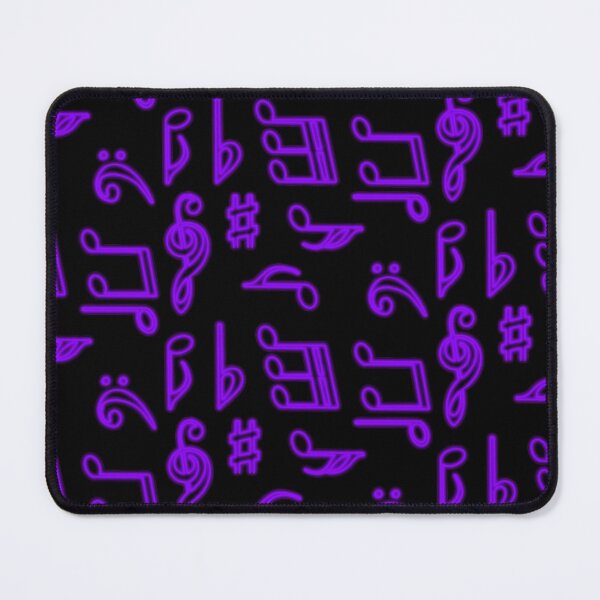 Item preview, Purple Glow Music Notes Sticker Pack Pattern designed and sold by that5280lady.