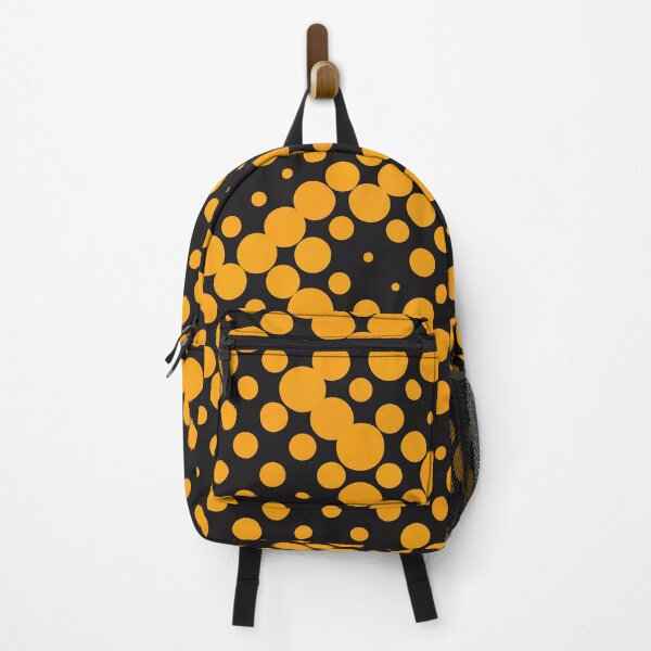 Item preview, Cute Honey Orange and Black Big Polka Dot Pattern designed and sold by Tamas Das.