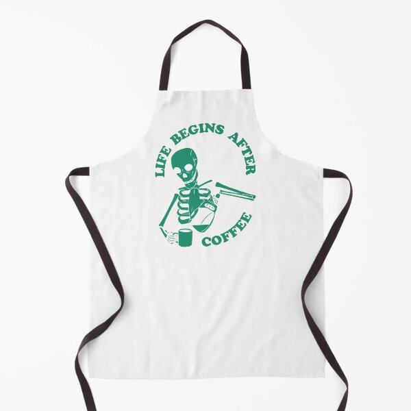 Item preview, Life Begins After Coffee, Skeleton Brewing Coffee, Green designed and sold by anghelapparel.