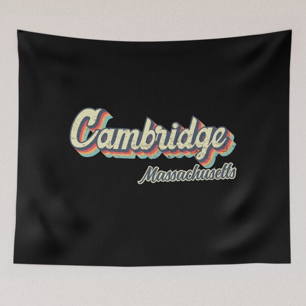 Item preview, Cambridge city Massachusetts Retro Vintage 70s rainbow designed and sold by Teelogic.