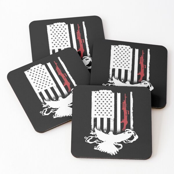 Item preview, US Flag with Shotgun Dove Hunting Designs for Dove Hunters designed and sold by Click-Like.