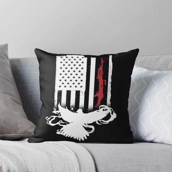 Item preview, US Flag with Shotgun Dove Hunting Designs for Dove Hunters designed and sold by Click-Like.