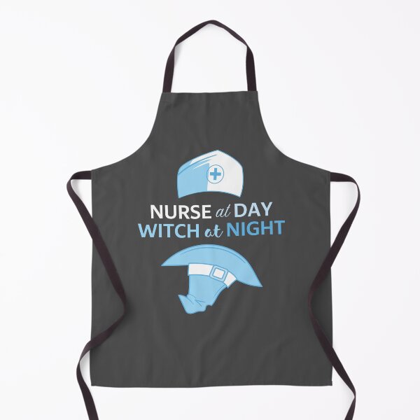 Item preview, NURSE AT DAY WITCH AT NIGHT (blue) designed and sold by Aurinkuu.