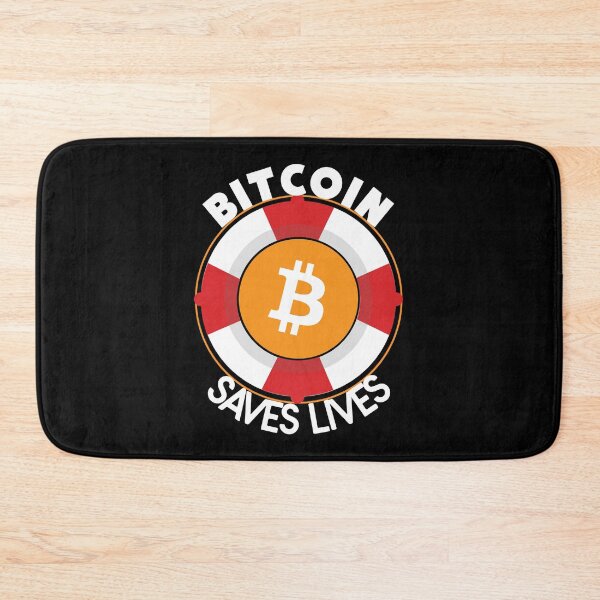 Item preview, Bitcoin Rescue Ring Saves Life designed and sold by Galaxy-Corner.