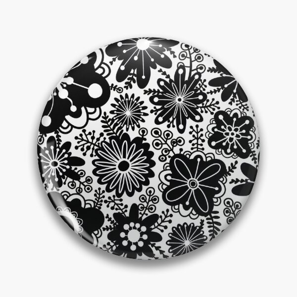 Item preview, Daisies - Black and White designed and sold by Squarebird.
