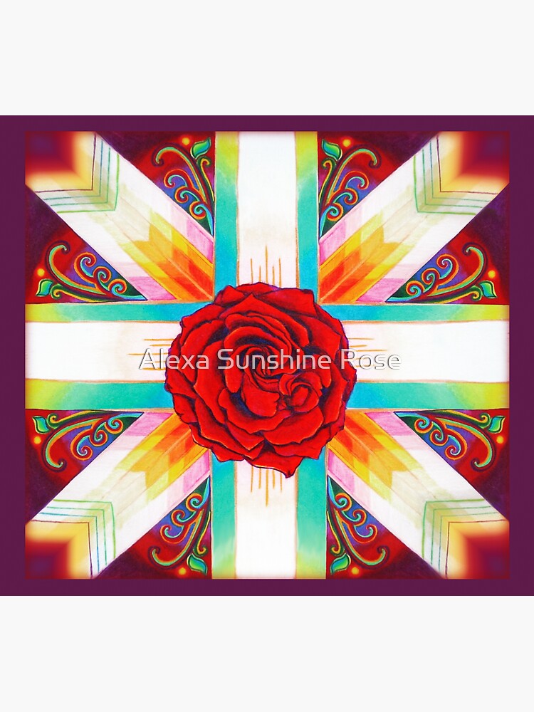 Thumbnail 3 of 3, Sticker, Roses designed and sold by Alexa-sunshine.