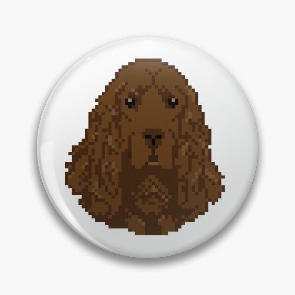 Item preview, Cocker Spaniel Dog - Pixel Art designed and sold by adlibcreative.