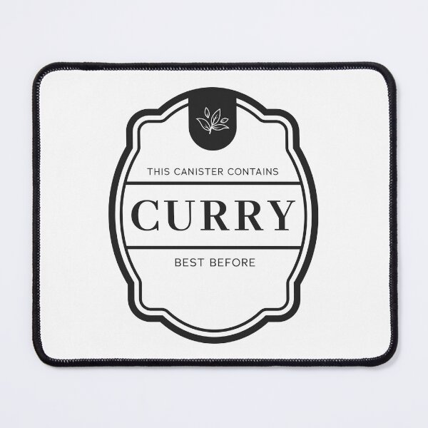 Item preview, Curry label for spice jars designed and sold by Astralia.