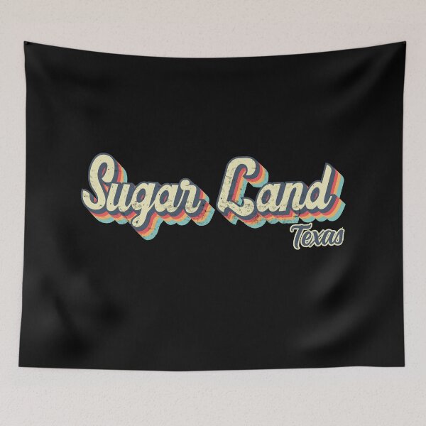 Item preview, Sugar Land City Texas Retro Vintage 70s rainbow designed and sold by Teelogic.