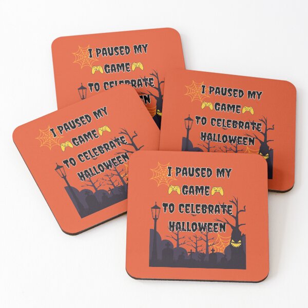 Item preview, I paused my game to celebrate halloween designed and sold by GulQari.
