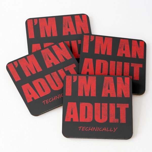 Item preview, Copy of  I'm An Adult designed and sold by freeArt10.