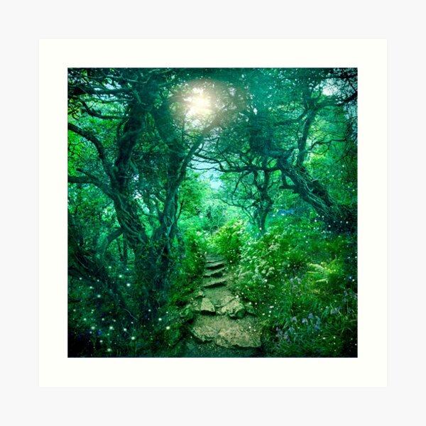 The Secret Path (redone 2016) Art Print