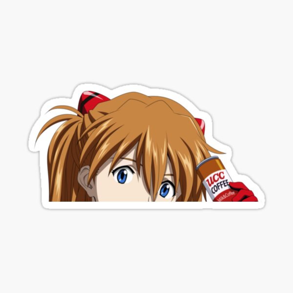 Item preview, Asuka Langley Soryu Peeker designed and sold by rxntaroamxmi.