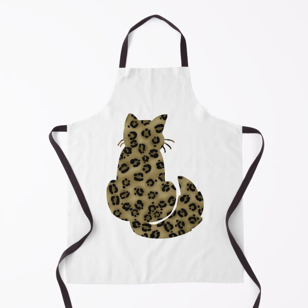 Item preview, Sassy Grumpy Leopard Print Cat Silhouette designed and sold by WandererSpirit.