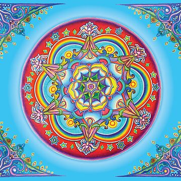 Artwork thumbnail, Living Waters Mandala by Alexa Sunshine Rose