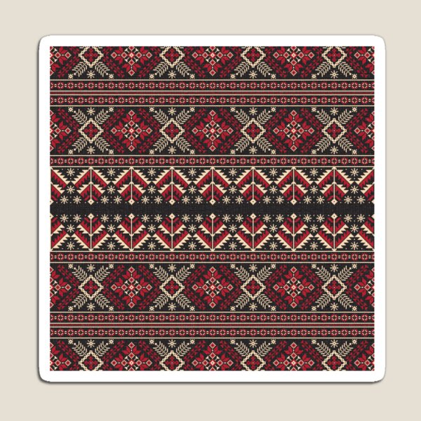Item preview, Ethnic Slavic pixel carpet texture #1 - Ukrainian, Romanian, Moldavian, Polish, Hungarian designed and sold by GreekTavern1979.