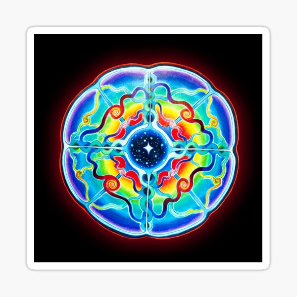 Galaxy Mandala Sticker