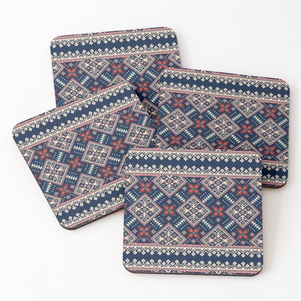 Item preview, Ethnic Slavic pixel carpet texture #2 - Ukrainian, Romanian, Moldavian, Polish, Hungarian designed and sold by GreekTavern1979.