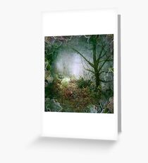 A Winter's Walk (square crop) Greeting Card