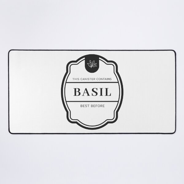 Item preview, Basil label for spice jars designed and sold by Astralia.