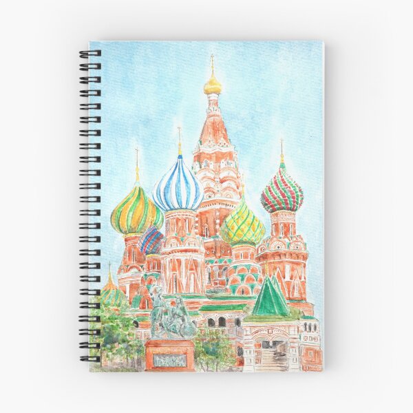 Item preview, hand painted Moscow Saint Basils Cathedral watercolor  designed and sold by SelenePaintings .
