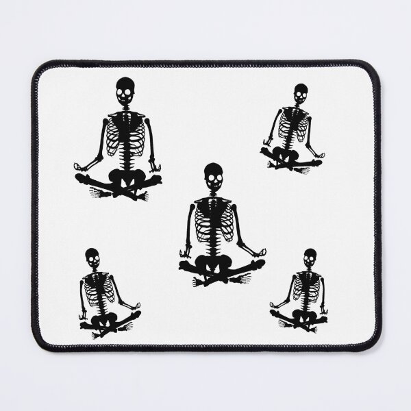 Item preview, Meditating skeleton gang designed and sold by stickmeok.