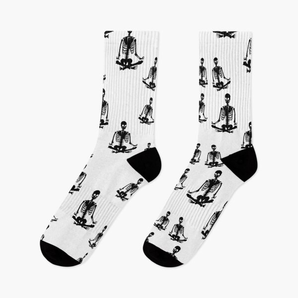 Item preview, Meditating skeleton gang designed and sold by stickmeok.