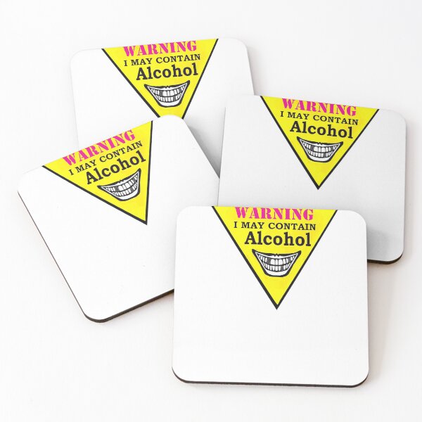 Item preview, WARNING I MAY CONTAIN ALCOHOL designed and sold by cgullart.