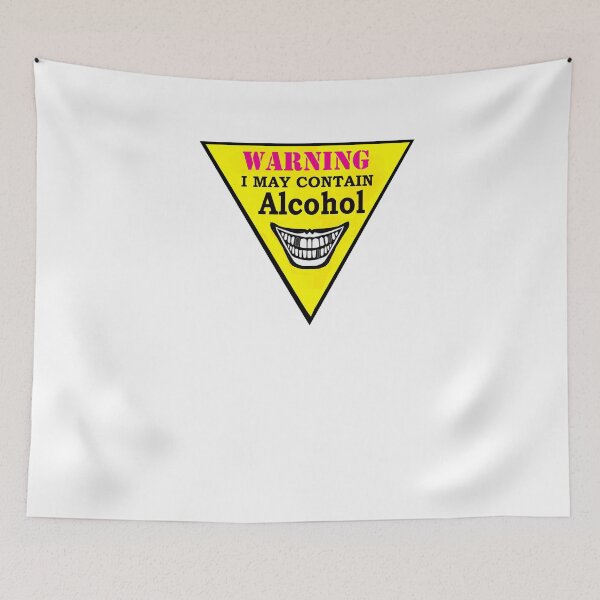 Item preview, WARNING I MAY CONTAIN ALCOHOL designed and sold by cgullart.