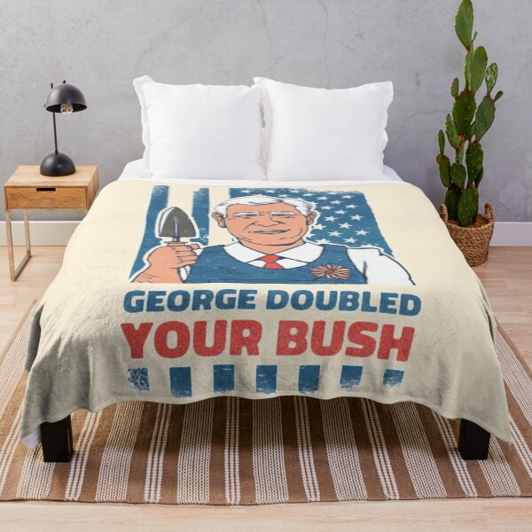 Aperçu de l'œuvre George bush président américain drôle créée et vendue par Sovik Goswami.