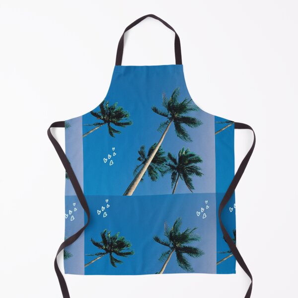 Item preview, Palm Trees Nature Blue Sky Hearts designed and sold by thesandrafadzai.
