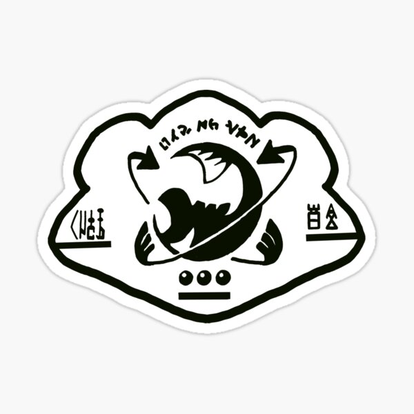 "Salmon Run inspired Design" Sticker for Sale by KingLoki01 Redbubble