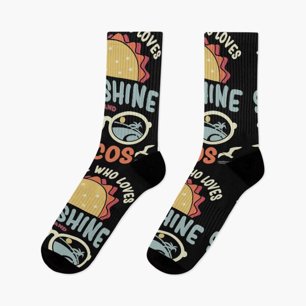 Item preview, Just A Girl Who Loves Sunshine And Tacos | Eating Mexican Food Outside In The Sun designed and sold by GravitiTees.