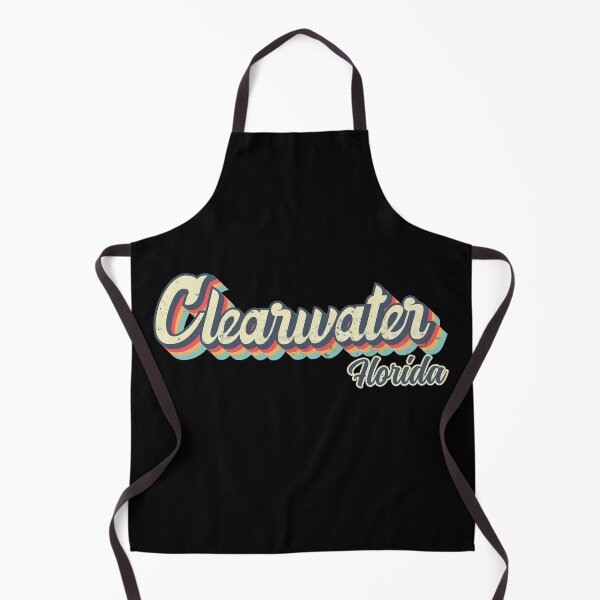 Item preview, Clearwater City Florida Retro Vintage 70s rainbow designed and sold by Teelogic.