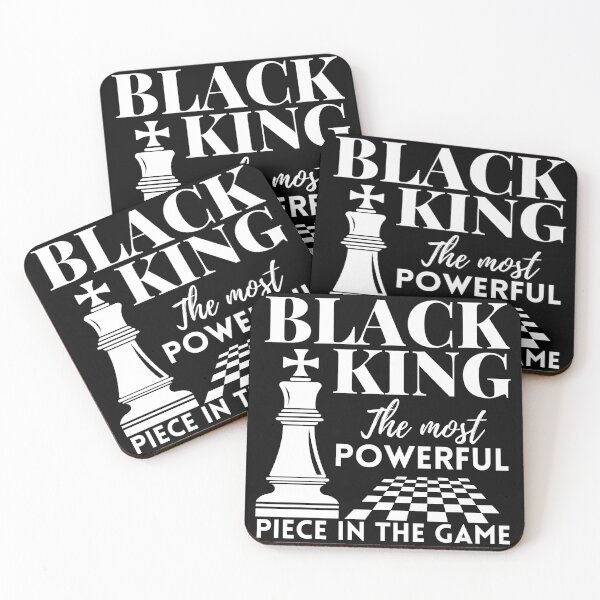 Item preview, Black King The Most Powerful Piece in The Game ,American chess day designed and sold by Mixture-DESIGN.