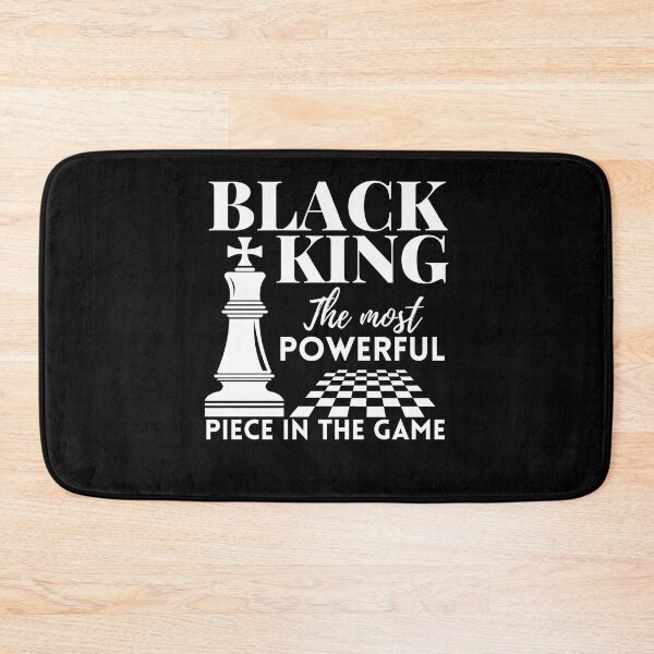 Item preview, Black King The Most Powerful Piece in The Game ,American chess day designed and sold by Mixture-DESIGN.