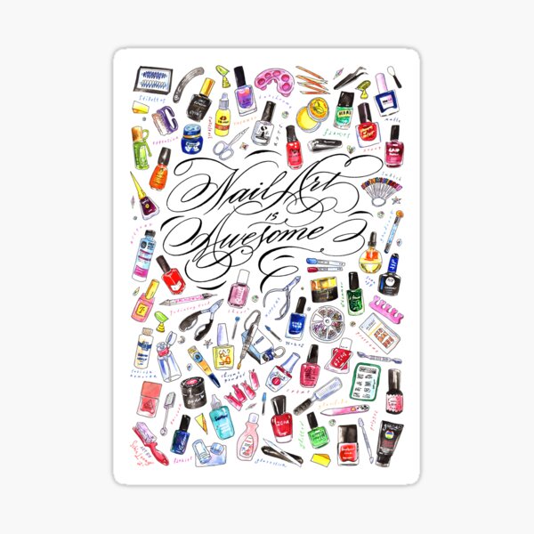 Item preview, Nail Art Is Awesome designed and sold by schinloong.
