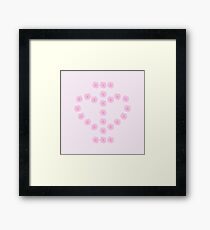 I Love Flowers Framed Print